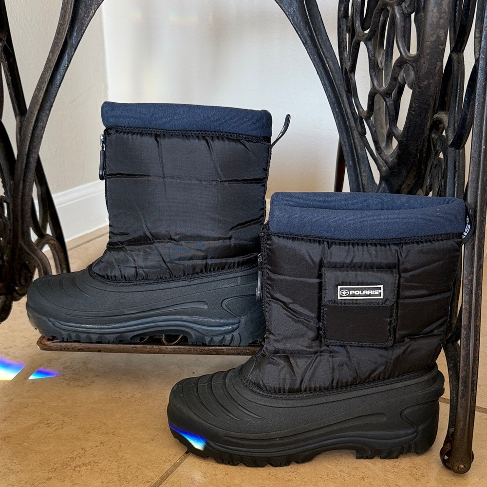 Polaris DuPont Black Winter Boots Men’s Size 6 Like New